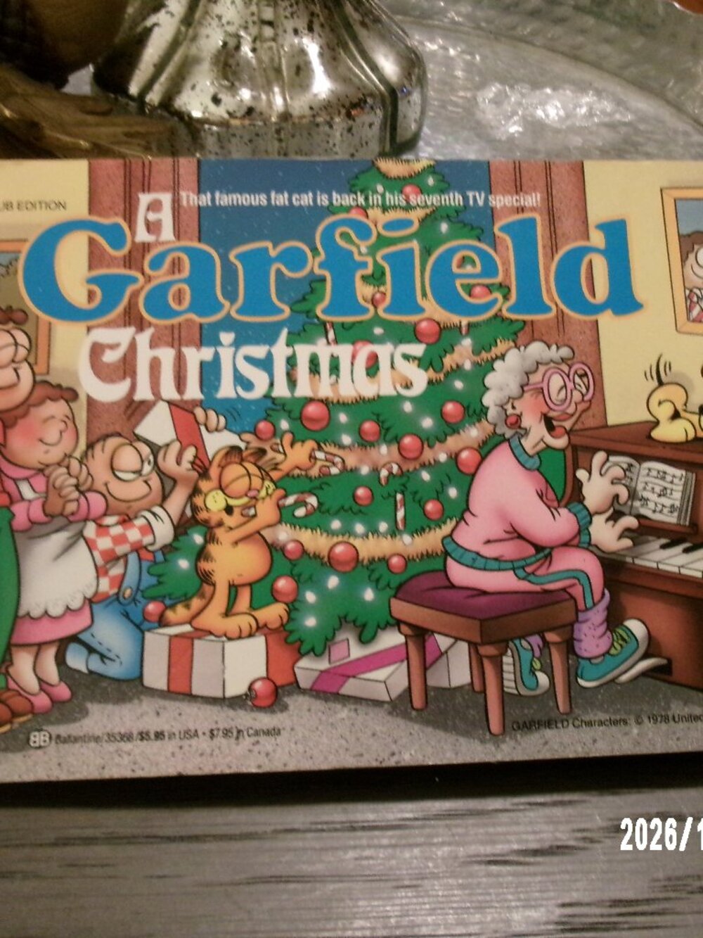 A Garfield Christmas Special 1987 Softcover Book Club Edition Jim Davis